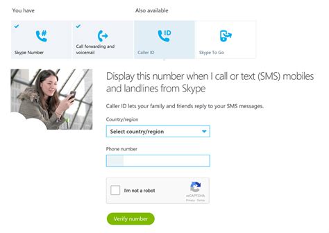 I just buy an Skype number but it doesnt appear on the caller id ...